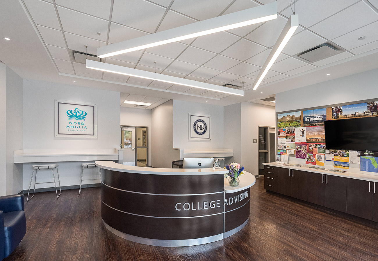 North-Broward-Preparatory-Athletic-Center-Renovation-College-Advising-Lobby-Entry