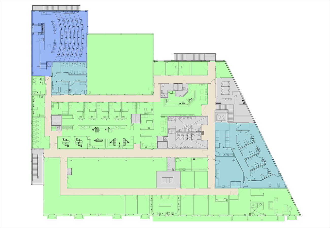 Animal-Hospital-Lecture-Hall-Tiered-Seating-Plan